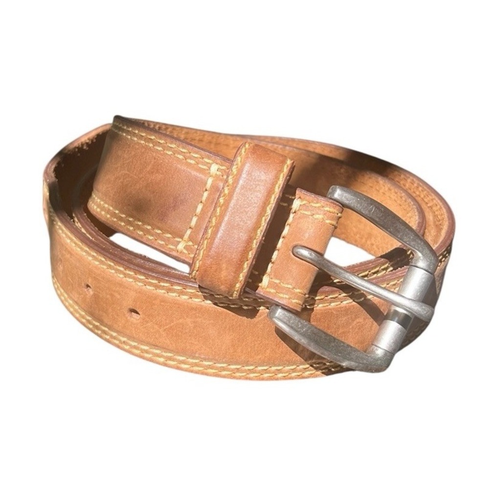 Men's Brown‎ Genuine Leather Belt 44/110 7504-020 Made In Mexico